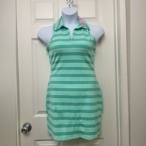 NWT Wild Fable, sleeveless, rib-knit collared mini dress. Size L